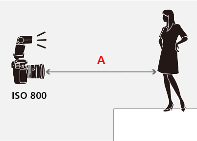 Models on stage shooting diagram