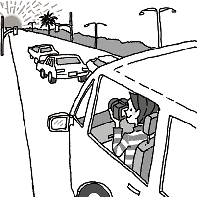 Behind the scenes illustration