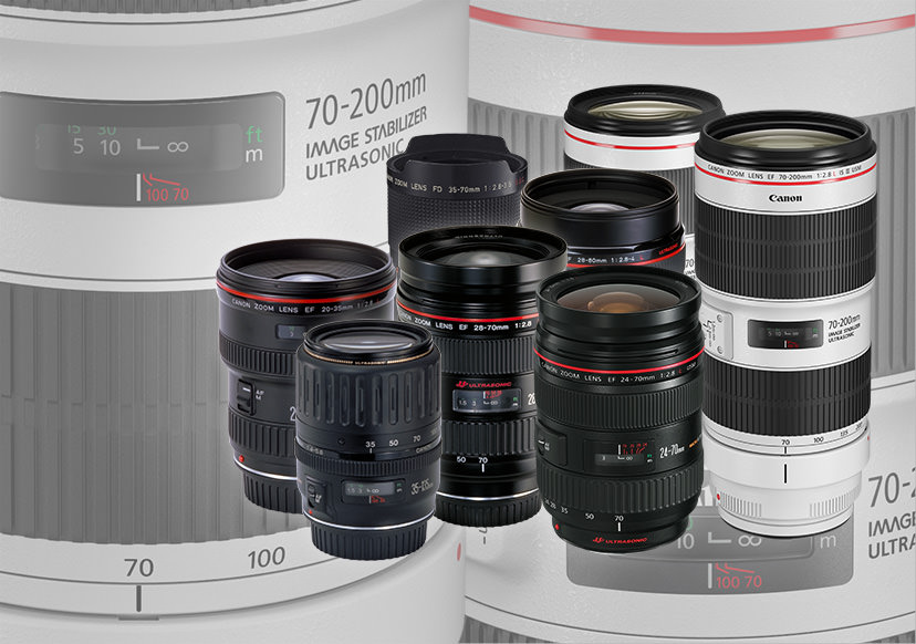 Canon f/2.8L and f/4L zoom lenses