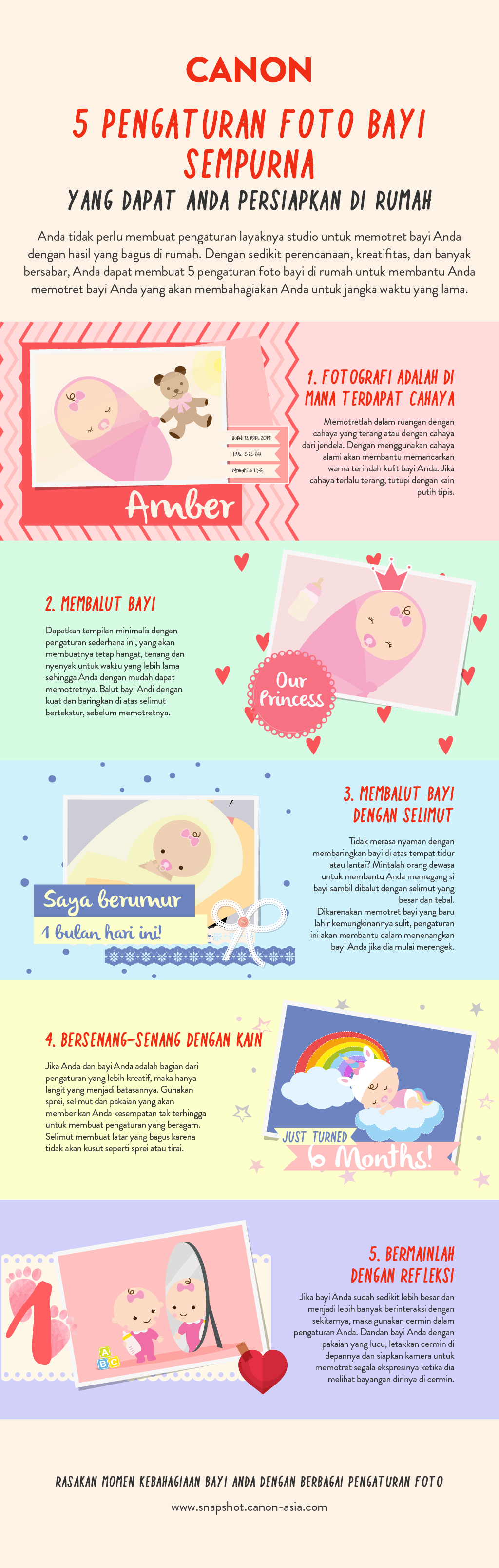 5 perfect baby photo set ups you can do at home