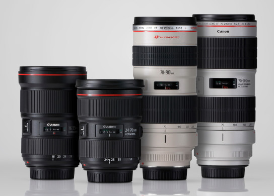 Canon f/2.8L zoom lenses
