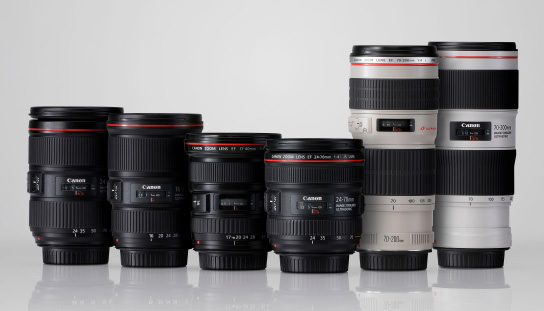 Canon f/4L zoom lenses