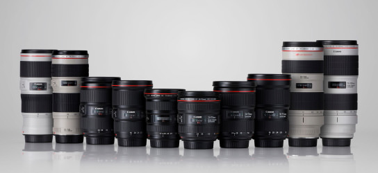Canon f/2.8L and f/4L zoom lenses