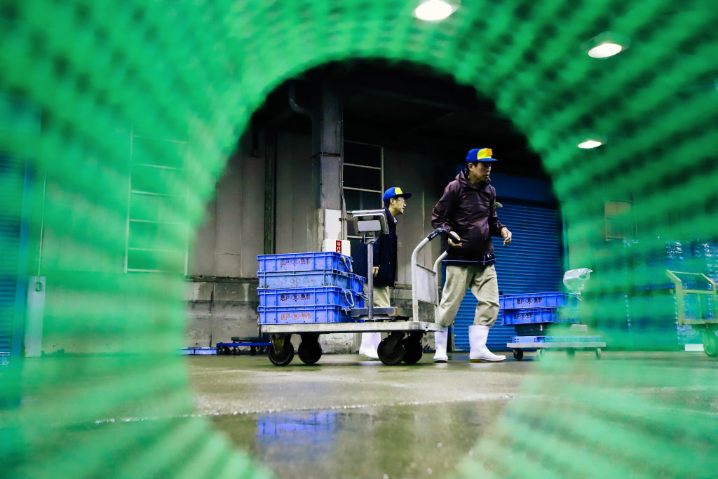 Karato Fish Market with unique composition