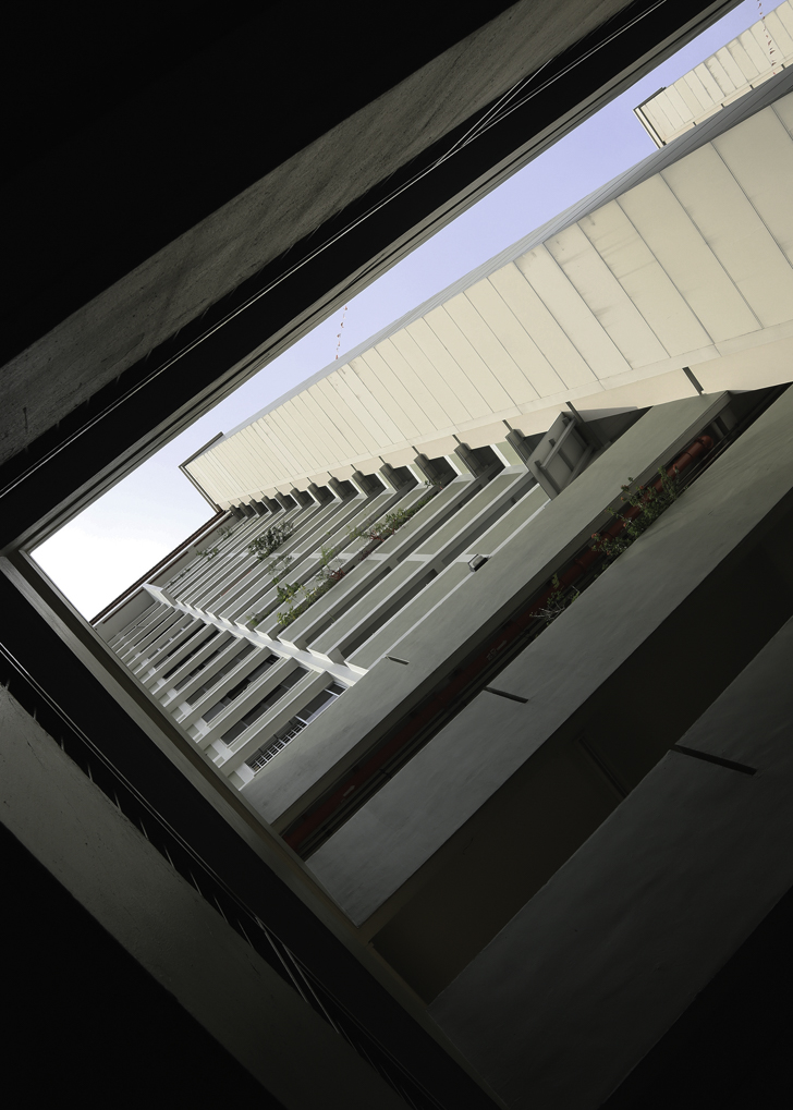 bottom up angle of building