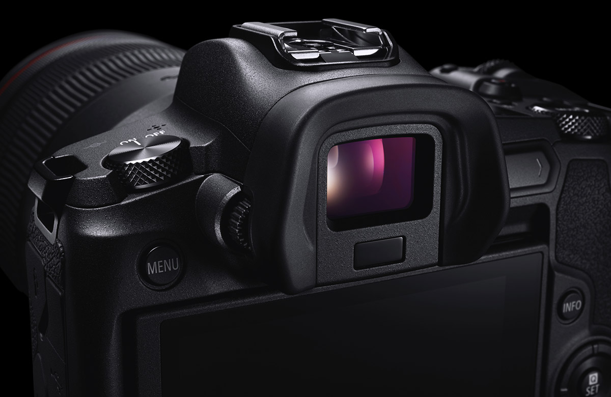 Intuitive high-resolution EVF on the EOS R
