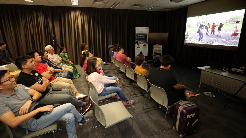 Watching behind-the-scenes video