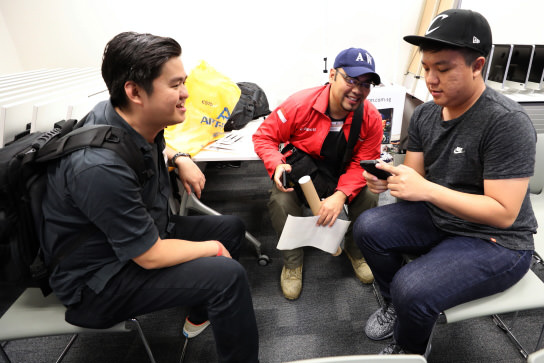 Exchanging numbers with Yong Teck