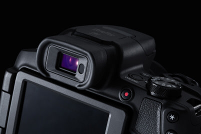 PowerShot SX70 HS EVF closeup