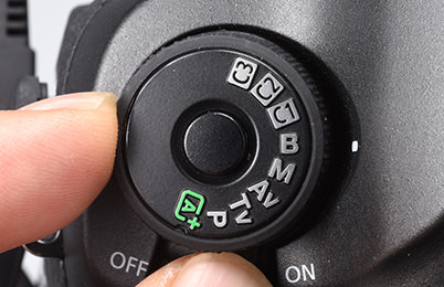 Mode dial in Bulb mode