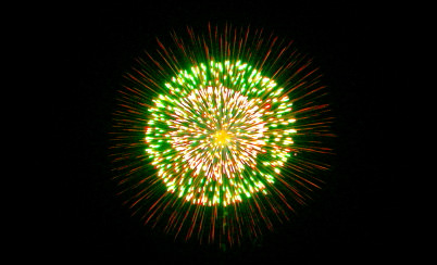Failed fireworks shot