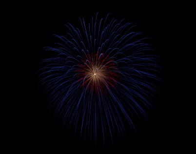 Underexposed firework