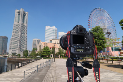 Camera setup for architectural shot