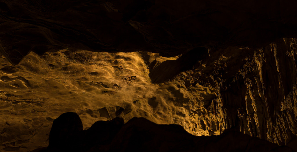 Long exposure shot of Akiyoshi Cave