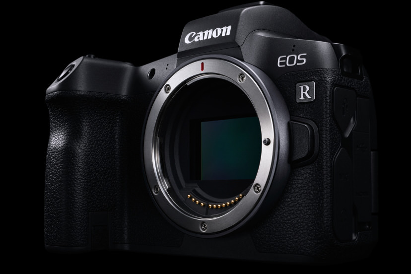 EOS R showing RF mount