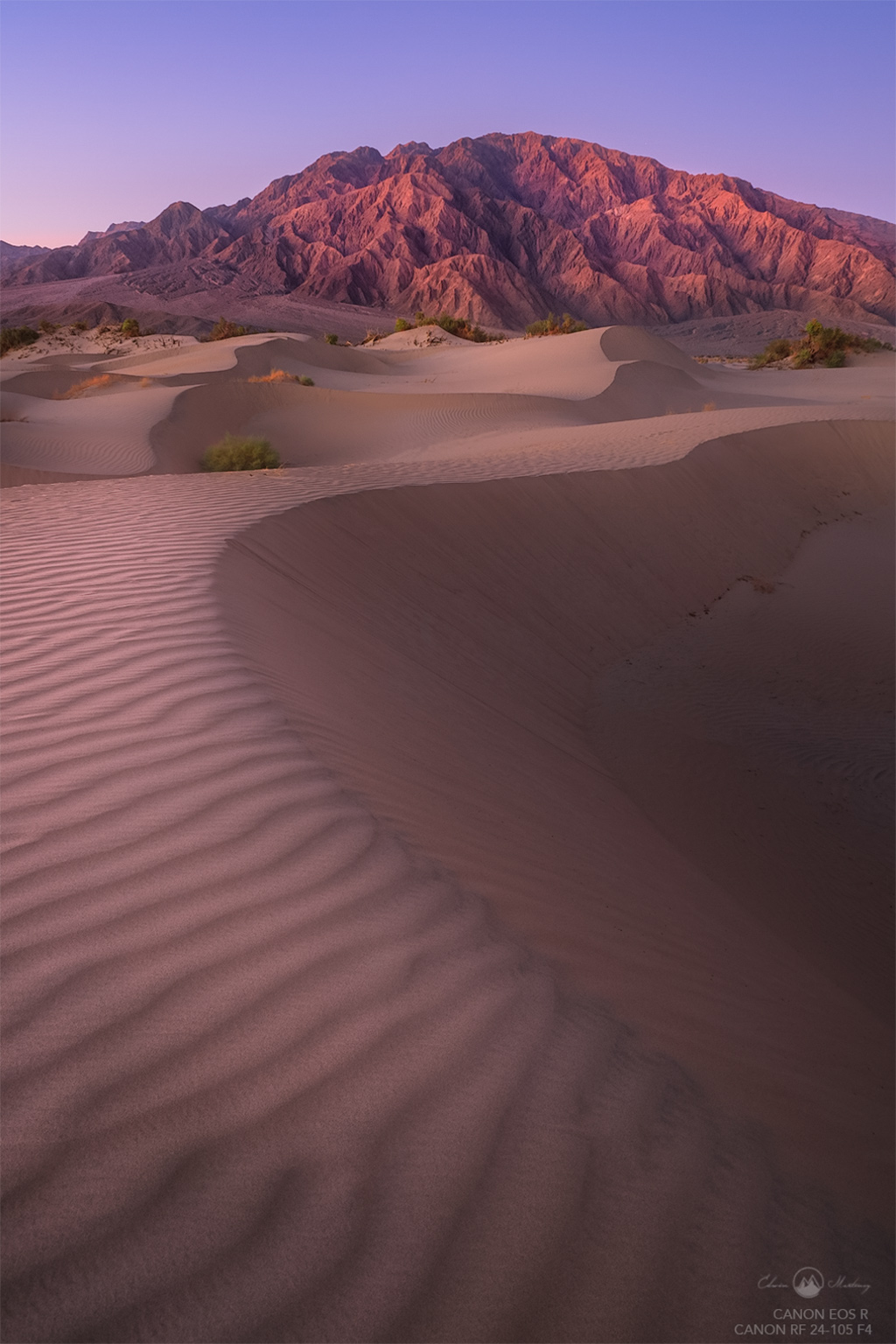 Sand dunes of Death Valley National Park