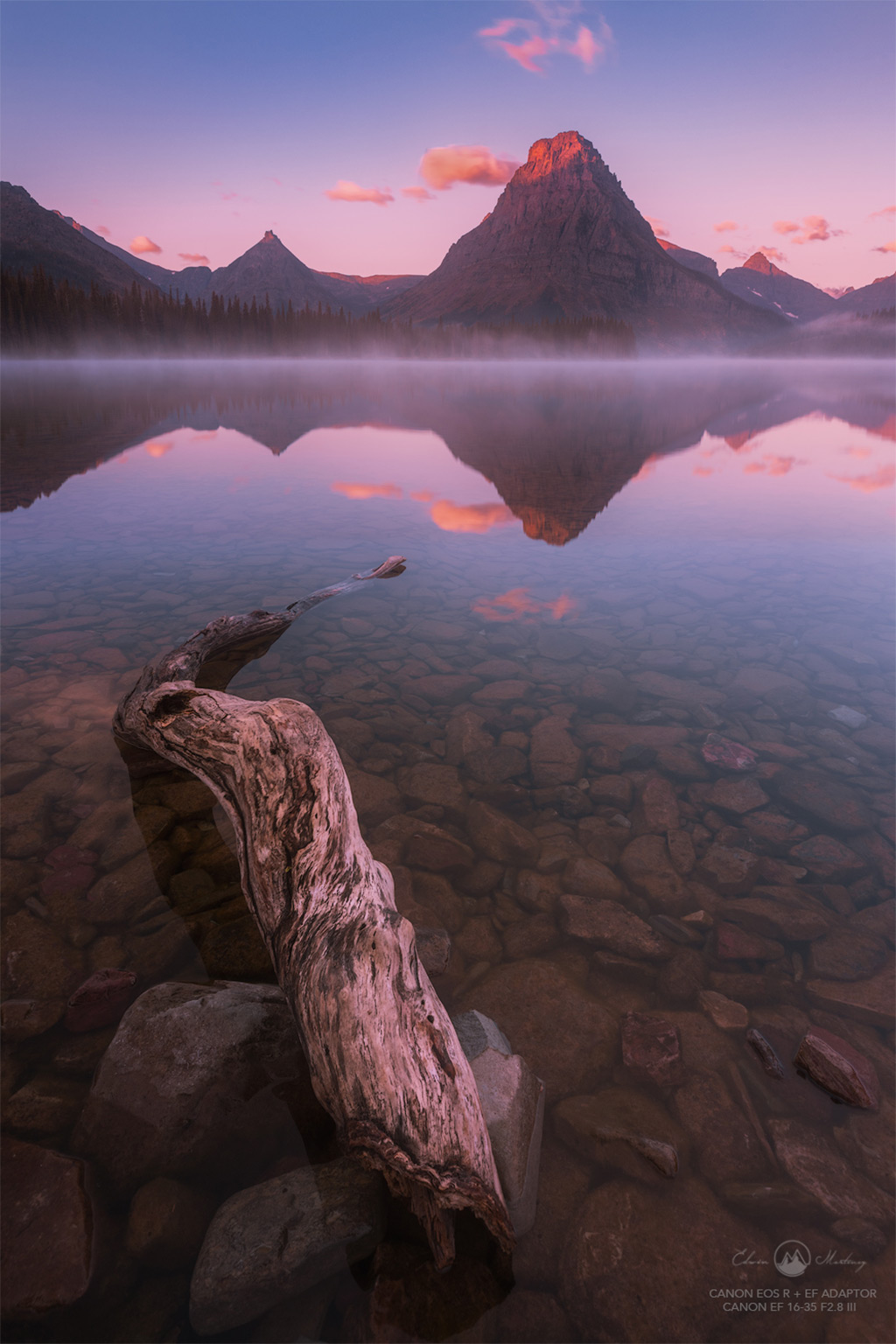 Two Medicine Lake in Glacier National Park