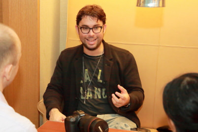 Roberto Valenzuela during interview