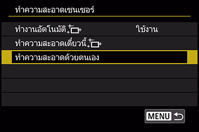 การทำความสะอาดด้วยตัวเอง