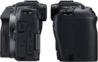 EOS RP left view, right view