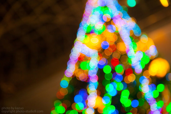 Bokeh circles from decorative lights