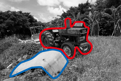 Main and secondary subject good example(diagram) 