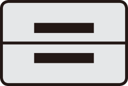 Symmetrical composition icon