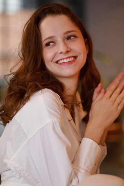 Portrait shot with eye detection AF