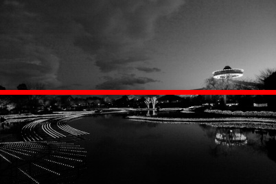 Diagram showing how image is divided into halves