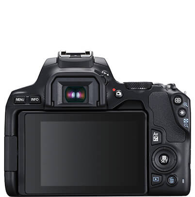 EOS 200D II black (back)