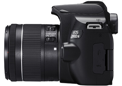 EOS 200D II black (left)