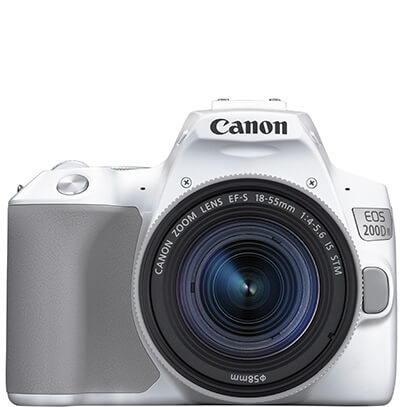 EOS 200D II white (front)