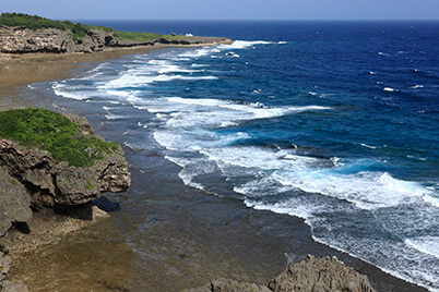 Sea and land at 50mm