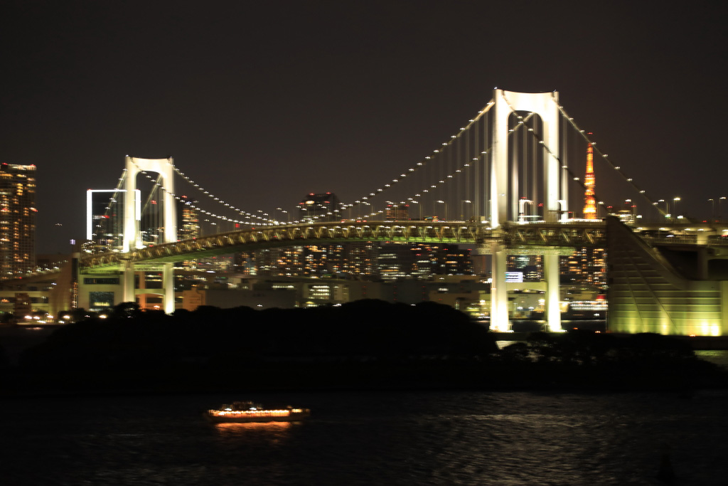 Bridge at night, IS off