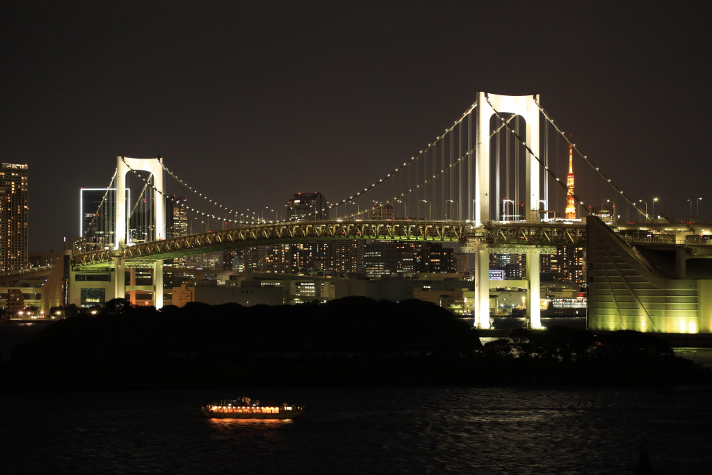 Bridge at night, IS on