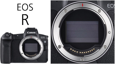 Sensor cover on EOS R