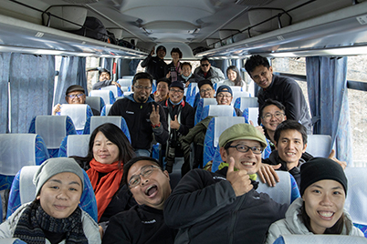 CPMC2019 participants on bus