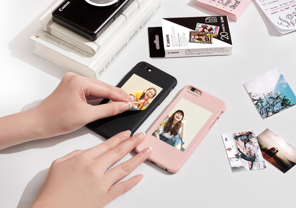 Pasting sticker photos on phone casings