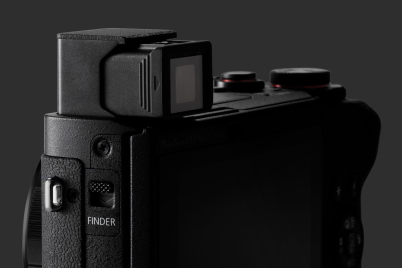 PowerShot G5 X Mark II pop-up EVF