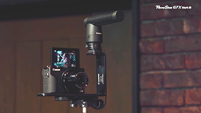 PowerShot G7 X Mark III on video stabiliser