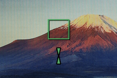 Focus Guide indicator on Mount Fuji