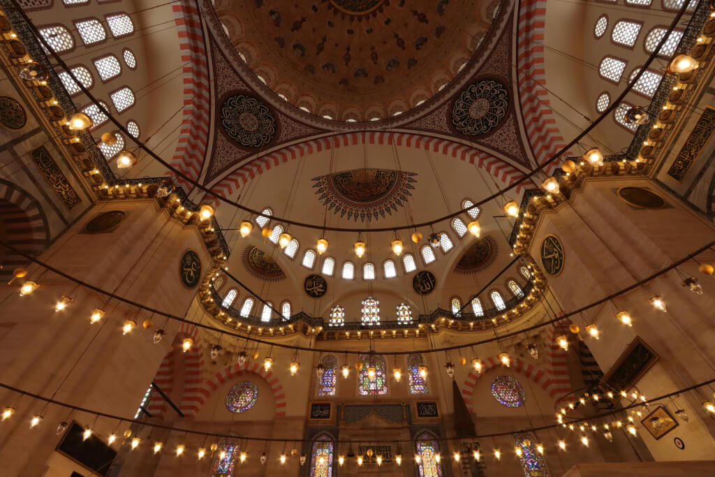 Cathedral interior wide-angle shot
