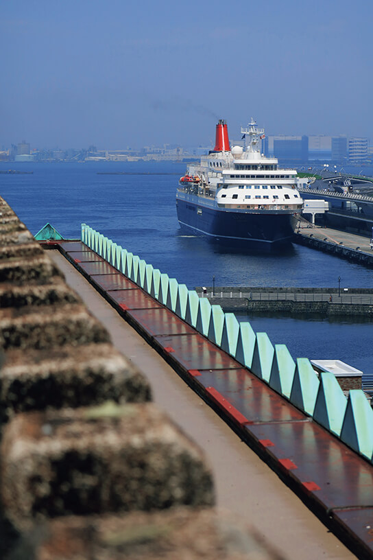 Nippon Maru ship docked at pier