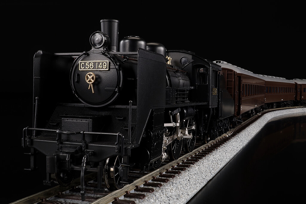 Focus stacked train photograph