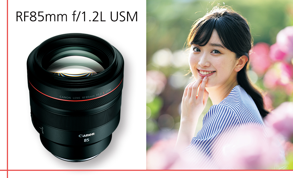 Lens with example portrait