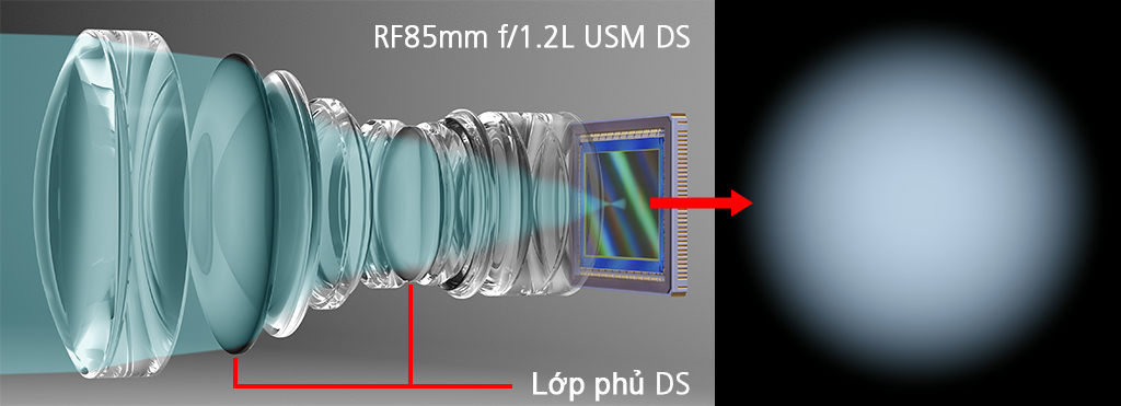 Lớp phủ DS và nó ảnh hưởng thế nào đến hình thức bokeh