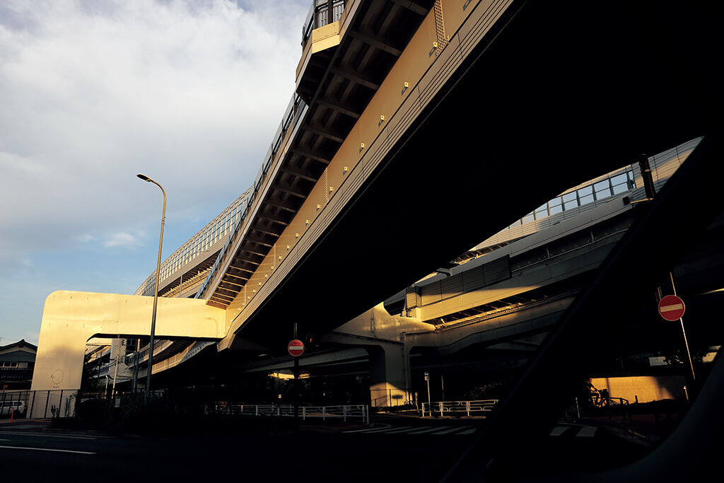 Highway in the evening