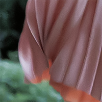 Close-up of skirt at 1/125 sec