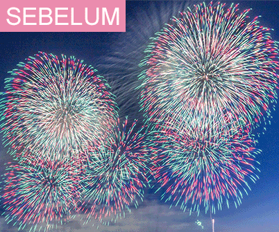 GIF membandingkan closeup sebelum dan sesudah penyesuaian suhu warna