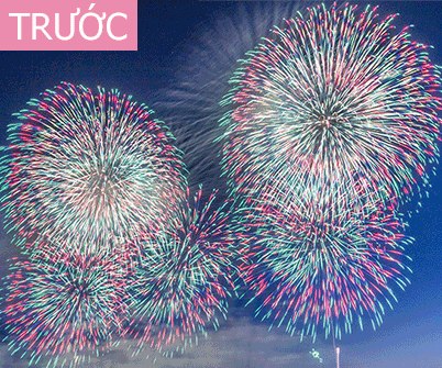 Ảnh GIF so sánh cận cảnh trước và sau khi điều chỉnh độ màu